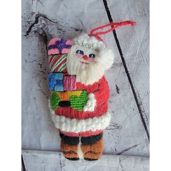 Sunset JIFFY 3-D Christmas Ornament #131 Gifts From Santa Handmade - Picture 1 of 5